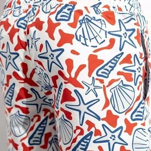 Shorts de playa de color sólido personalizados de verano para hombre de buena calidad, shorts de baño de secado rápido para hombre AI-BS-204 - Product Image 3