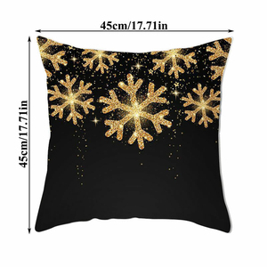 Housse de coussin réversible à imprimé animal de dessin animé avec logo personnalisé, couleurs or/noir et blanc, haute qualité, vente chaude - Product Image 5
