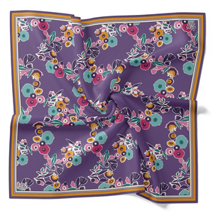 Customized Satin Printed <b>Scarf</b> Fabric for European Israel Island White Label Branding Promotional Events Marketing OEM ODM - Product Image 1