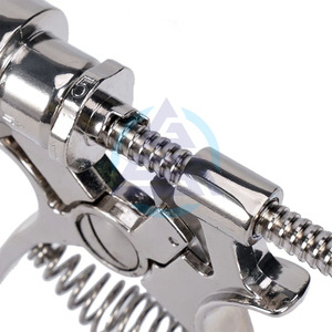 <b>Veterinary</b> Animal Continuous Injection <b>Syringe</b> with Needle 10/20/30/50ml Stainless Steel Automatic Vaccination Gun for Cow Sheep - Product Image 4