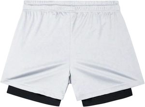 Ensemble de vêtements de sport pour homme en 2 pièces, t-shirt athlétique à manches courtes avec imprimé graphique et short à cordon de serrage, ensemble de survêtement de gym - Product Image 5