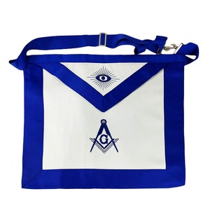 Ensemble de Regalia Maçonniques : Tablier de Maître Maçon de Loge Bleue et Outils de Travail, Chaîne de Collier, Regalia Maçonniques Personnalisés - Product Image 2