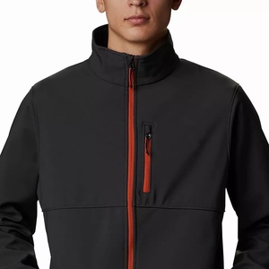 Custom softshell jacket with <b>screen</b> printed logo durable design ideal for outdoor sports corporate teams and branding - Product Image 5