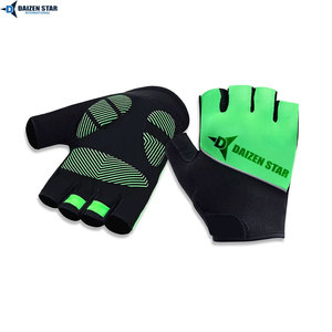 Gants tactiques Daizen Star à demi-doigts, noir et jaune, en PU durable, longueur poignet, écologiques et multifonctionnels, pour les sports quatre saisons - Product Image 6