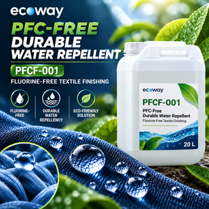 ECOWAY PFCF-001 Imperméabilisant textile sans fluor, faible changement de couleur et faible marquage de craie - Product Image 2
