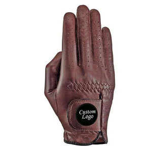 Men's Durable Genuine Sheepskin Golf Gloves Custom Logo Soft Breathable Cabretta Material Left/Right Hand Sports <b>Applicable</b> - Product Image 3