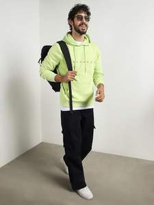 Sweat à capuche en coton pur 450 GSM, coupe oversize, délavé à l'acide, tendance pour homme, commandes en gros à prix compétitif - Product Image 4