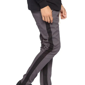 Pantalones suaves y transpirables para hombre, pantalones de casa de color liso, pantalones deportivos elásticos para culturistas, ropa cómoda y de calle para hombre - Product Image 5