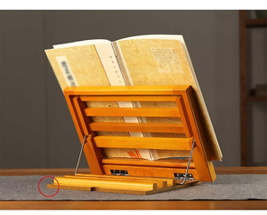 Support <span class=keywords><strong>de</strong></span> lecture pliable en bois <span class=keywords><strong>de</strong></span> hêtre, couleur bois naturel, portable, <span class=keywords><strong>pour</strong></span> livres <span class=keywords><strong>de</strong></span> <span class=keywords><strong>cuisine</strong></span>, écriture, calligraphie, classeur <span class=keywords><strong>de</strong></span> livres, étagère <span class=keywords><strong>pour</strong></span> la <span class=keywords><strong>cuisine</strong></span> - Product Image 4
