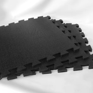 Dalles de caoutchouc emboîtables modernes UNISHIELD - Caoutchouc recyclé haute densité 500 mm x 500 mm - Product Image 1