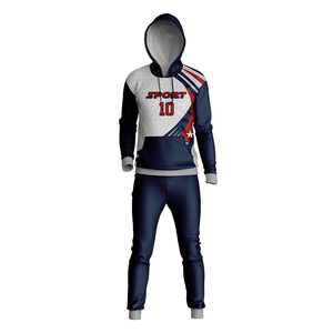 Chándal Deportivo Informal con Capucha para Hombre, de Alta Calidad y Bajo MOQ, Sublimado, con Diseño de Logotipo Personalizado, Ecológico, de Secado Rápido y Transpirable - Product Image 2