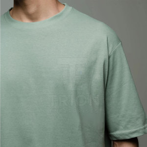 เสื้อยืดแขนสั้นลำลองทรงโอเวอร์ไซส์ เสื้อยืดทรงเข้ารูป ผลิตจากผ้าฝ้าย เสื้อยืดโอเวอร์ไซส์สำหรับขายออนไลน์ ผลิตในประเทศปากีสถาน - Product Image 4