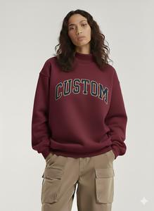 Sudadera Personalizada para Mujer, Transpirable, Holgada, Otoño/Invierno, Impermeable, Cuello Alto, Diseño con Logotipo en la Parte Delantera - Product Image 6