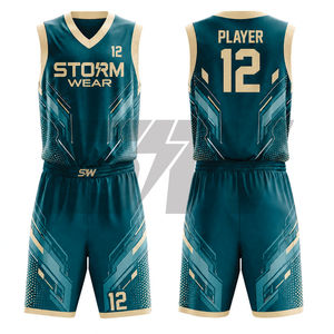 Maillots de basket-ball personnalisés à faible MOQ, tenues d'équipe sportive, tissu polyester à séchage rapide, uniforme de basket-ball respirant sur mesure - Product Image 3