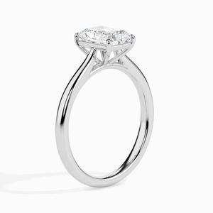 Bague en argent 925 avec moissanite de qualité supérieure, coupe radiante, aspect diamant VVS, bijoux classiques pour mariage, fiançailles et cadeau - Product Image 1