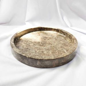 <b>High</b> Quality Marble Stone Storage Tray In Brow Color For <b>Kitchen</b> Use And <b>Table</b> Decoration - Product Image 1