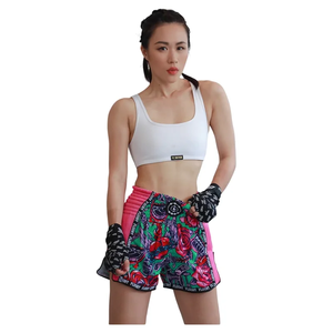 Pantalones Cortos de Entrenamiento de Boxeo Fluory Muay Thai para Hombre, de Secado Rápido, Transpirables, Cintura Elástica, Personalizados para Combate Libre - Product Image 1