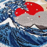 2026 Patch brodé personnalisé OEM de haute qualité, thermocollant, imperméable, en tissu non-tissé de toile de résine, Pakistan