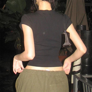 T-shirt d'été décontracté imprimé pour femmes, hauts en coton respirant, vêtements légers et confortables à manches courtes - Product Image 6