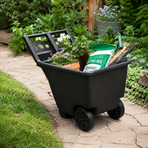 Carrito de Jardín de Polietileno de 2 Ruedas, Resistente a la Oxidación, con Capacidad de 4.5 Pies Cúbicos para Transportar Hojas |   Suministros de Jardín ODGGAD003 - Product Image 1
