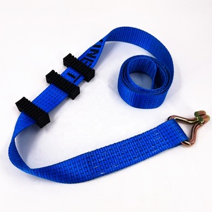 VINEET 2 "X 12 'Heavy Duty Auto Ratchet Car Hauler <span class=keywords><strong>Remorque</strong></span> Carrier <span class=keywords><strong>Sangle</strong></span> d'arrimage avec blocs de caoutchouc - Product Image 3