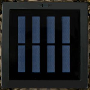 Lampada Solare a LED da Terra Grigia, Lanterna Decorativa da Giardino a Luce Calda per Patio Esterno, Illuminazione Solare - Product Image 6