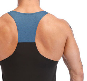 <b>Mens</b> Stringer <b>Singlet</b> Muscle Fit Tank Top Sleeveless Fitness Gym Workout Bodybuilding Training Wear <b>Mens</b> Stringer <b>Singlet</b> - Product Image 5