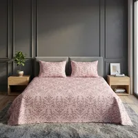 Drap de lit moderne en microfibre ultra douce de qualité supérieure, 120 GSM, avec un nombre de fils de 300, écologique et élégant pour la chambre à coucher