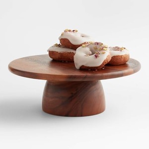 ฐานวางเค้กทรงวงรีไม้สัก - งานฝีมือพรีเมียมขายส่ง - Product Image 2