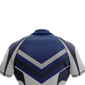 Última Llegada, Jersey de Rugby Estampado, Transpirable, de Poliéster y Algodón, Colores Personalizados, Nombres de Equipos, Impresión Digital, Ropa Deportiva - Product Image 3