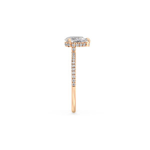 แหวนแต่งงานเพชรเพาะเลี้ยงในห้องปฏิบัติการ REYES Fine Jewelry HPHT CVD พร้อมใบรับรอง IGI ตัวเรือนทองคำแท้ 14K ประดับเพชรแบบซ่อนรอบวง - Product Image 4