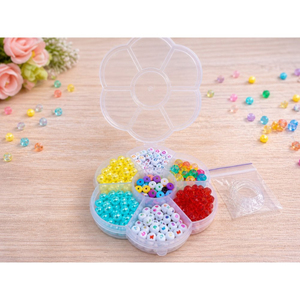 Jaunty Multicolor <b>Crystal</b> Lampwork Glass Assorted Loose <b>Beads</b> Kit Box <b>Bracelet</b> Making DIY07-A Jewelry Crafting - Product Image 4