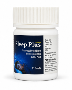 Comprimés à base de plantes Saffona Sleep Plus, formule traditionnelle botanique pour la relaxation et le bien-être - Product Image 1