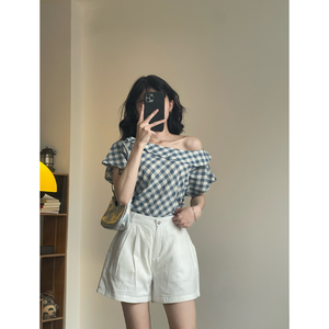 Pantalones Cortos Rectos de Cintura Alta, 100% Algodón Transpirable, Tallas Grandes, MOQ Bajo, Servicio OEM, Fabricante de Vietnam, Muestra Gratuita - Product Image 2