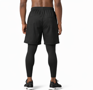 Pantalones Cortos Deportivos 2 en 1 Personalizados, Leggings de Compresión, Pantalones Cortos de Entrenamiento de Doble Capa, Pantalones Cortos Deportivos de Compresión - Product Image 4
