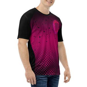 เสื้อยืดซับลิเมชั่นคุณภาพสูง ผลิตจากโพลีเอสเตอร์ 100% พร้อมดีไซน์ตามสั่งและรองรับการพิมพ์แบบ OEM เหมาะสำหรับกีฬา - Product Image 1