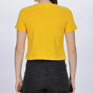 Camisetas Básicas para Mujer, Tops de Verano, Corte Recortado, Manga Corta, Corte Regular, Ecológicas, 100% Algodón, Ropa Deportiva Bonita para el Gimnasio - Product Image 5