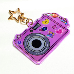 Porte-clés personnalisés en PVC réfléchissant à faible MOQ, étiquettes de clés de motel personnalisées, motif de dessin animé, impression numérique étanche - Product Image 6