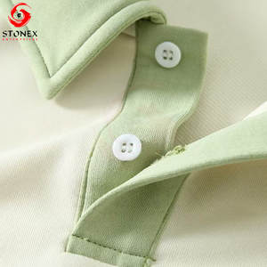 Chemises à manches longues en coton tricoté sur mesure pour hommes, avec logo personnalisé, de haute qualité, anti-rétrécissement et respirantes - Product Image 5