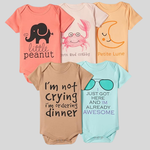 Fournisseur direct d'usine de bodys pour bébés, fabricant de vêtements pour bébés sur mesure, fabricant de vêtements pour tout-petits, fabrication de barboteuses pour bébés en coton biologique - Product Image 5