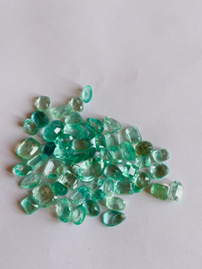 Piedras Preciosas de Esmeralda Colombiana Natural, Certificadas por IGI, Calidad AAA, Color Verde Lustroso, 5-10 mm, para Joyería, Precio Económico - Product Image 2