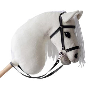 Caballo de juguete de peluche con <span class=keywords><strong>palo</strong></span> de madera para montar, para niños pequeños - Product Image 4