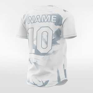 Classic Pinstripe Breathable Sublimated Baseball Jersey Custom Full Print Team Uniform Button Down Baseball <b>Top</b> - Product Image 4