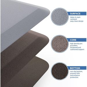 Alfombra Antifatiga para Cocina de 17.3''x28'', Alfombrilla Impermeable Antideslizante para Escritorio, Tapete Confortable para el Hogar y la Cocina - Product Image 6