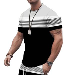 เสื้อยืดผู้ชายใหม่2025พิมพ์ลายทรงหลวมไซส์ใหญ่พิเศษเสื้อผ้าลำลองใส่ทุกวันเสื้อยืดแขนสั้น - Product Image 2