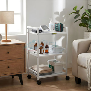 Portable Hospital Instruments <b>Trolley</b> Smooth Glide Instruments <b>Trolley</b> Storage Shelves Instruments <b>Trolley</b> Daily <b>Work</b> - Product Image 6