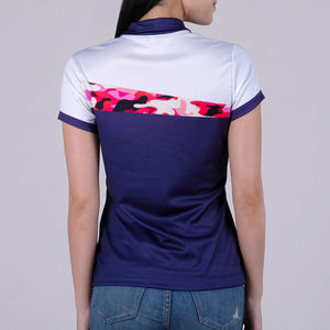 T-shirt à manches courtes pour femme, 100% polyester, sublimation, collection hiver, vente en gros avec service OEM, fabriqué par un fabricant professionnel - Product Image 2