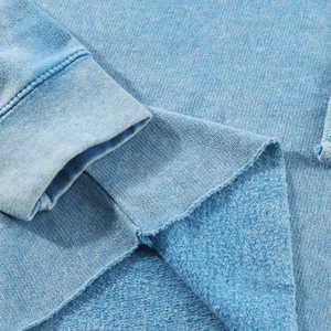 Haut court à capuche pour femme de haute qualité OEM, manches longues, style décontracté, respirant, grandes tailles - Product Image 5