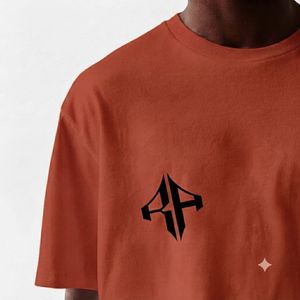Camiseta Extra Grande de Primera Calidad para Hombre, 100% Algodón, con Logotipo Personalizado Serigrafiado en la Parte Delantera, Casual, Azul Marino, de Secado Rápido, Cuello Redondo - Product Image 4
