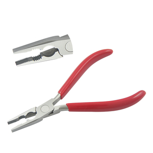 130mm Stainless Steel Fishing Plier Cutter PVC Handles Serrated Jaws for Jewelry Making DIY <b>Crafts</b> OEM Customizable Circlip - Product Image 1